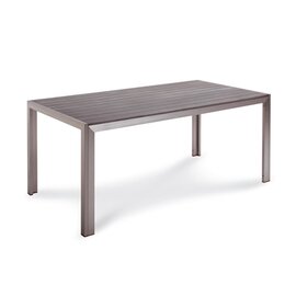 Komplett-Set SEATTLE Tisch | 2 Bänke silber anthrazit Produktbild 1 L