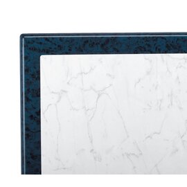 Gastro-Klapptisch BOULEVARD blau | weiß marmoriert  Ø 1000 mm Produktbild
