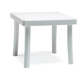 Beistelltisch | Hocker FLORIDA weiß | 460 mm  x 460 mm Produktbild