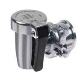 Entleerhahn Kochkessel Ø 47 mm konisch dichtend Ausladung 100 mm Messing Produktbild