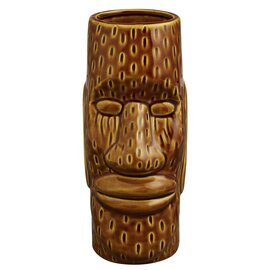 Tiki-Becher Easter Islander 40,5 cl braun mit Relief Produktbild