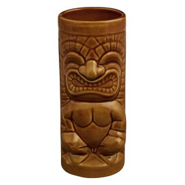 Tiki-Becher Mai-Kai Boxer 33 cl braun mit Relief Produktbild