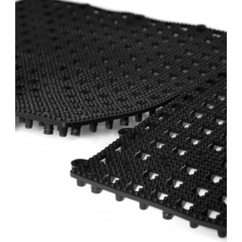 Barmatte Mat H Kunststoff schwarz 315 mm x 315 mm H 15 mm Produktbild 1 S