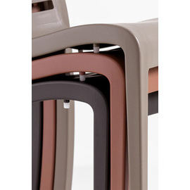 Outdoor-Stuhl SLAT anthrazit | stapelbar Produktbild 4 S