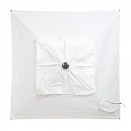 Sonnenschirm WINDMASTER weiß | quadratisch 200 x 200 cm H 200 cm Produktbild 1 S