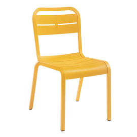 Outdoor-Stuhl CANNES gelb | stapelbar Produktbild