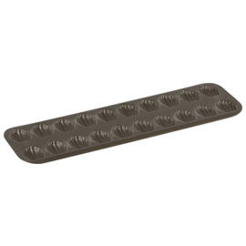 Multiform-Backblech • Madeleine antihaftbeschichtet | 20 Mulden L 395 mm B 125 mm Produktbild