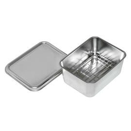 Japanische Lunchbox Edelstahl | 105 mm x 68 mm H 58 mm Produktbild