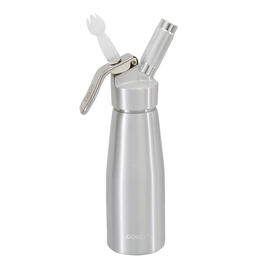 Sahnespender Aluminium 0,5 ltr antihaftbeschichtet | +70°C | 3 Tüllen | 1 Reinigungsbürste Produktbild