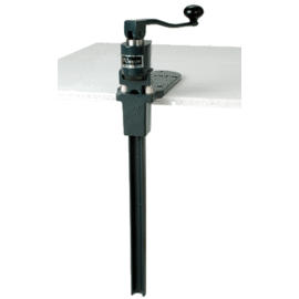 Tischdosenaufschneider Modell DO 2, für Dosen rund, oval oder eckig bis 33/40 cm Höhe, bis 10 kg Gewicht, mit Spitzmesser,hammerschlaglackiert, Tischbefestigung Produktbild 0 L