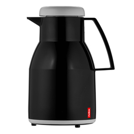 Isolierkanne WASH 1 ltr schwarz Vakuum-Hartglas Drehverschluss  H 238 mm Produktbild