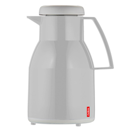 Isolierkanne WASH 1 ltr grau Vakuum-Hartglas Drehverschluss  H 238 mm Produktbild