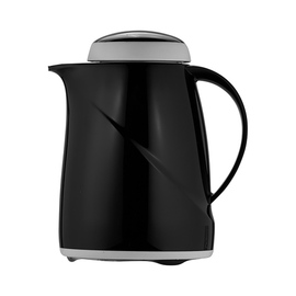 Isolierkanne WAVE Picco 0,3 ltr schwarz Vakuum-Hartglas Drehverschluss  H 190 mm Produktbild
