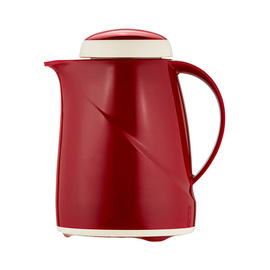 Isolierkanne WAVE Picco 0,3 ltr rot Vakuum-Hartglas Drehverschluss  H 190 mm Produktbild