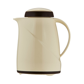 Isolierkanne WAVE Picco 0,3 ltr vanillefarben Vakuum-Hartglas Drehverschluss  H 190 mm Produktbild