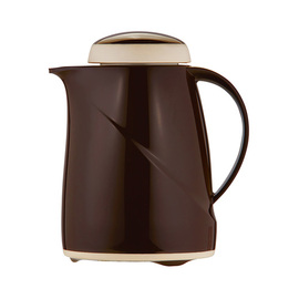 Isolierkanne WAVE Picco 0,3 ltr cappuccinofarben Vakuum-Hartglas Drehverschluss  H 190 mm Produktbild