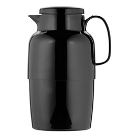 Isolierkanne MONDO 2 ltr schwarz glänzend Glaseinsatz Drehverschluss  H 282 mm Produktbild