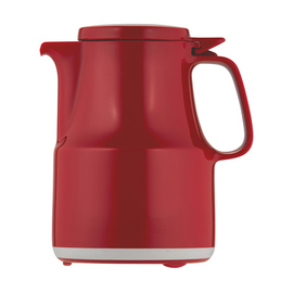 Isolierkanne THERMOBOY 0,3 ltr rot Vakuum-Hartglas Klappdeckel  H 167 mm Produktbild