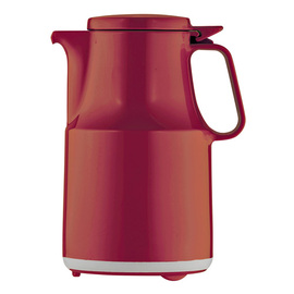 Isolierkanne THERMOBOY 0,6 ltr rot Vakuum-Hartglas Klappdeckel  H 191 mm Produktbild