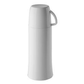 Isolierflasche ELEGANCE 1 ltr weiß Glaseinsatz Schraubverschluss  H 294 mm Produktbild