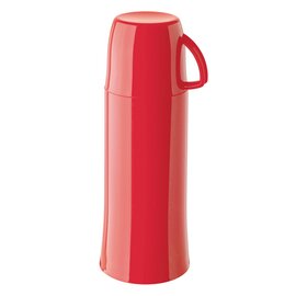 Isolierflasche ELEGANCE 0,5 ltr rot Glaseinsatz Schraubverschluss  H 260 mm Produktbild