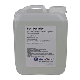 Zapfhahn-Schnelldesinfektion Bevi Desinfect flüssig | 5 Liter Kanister Produktbild