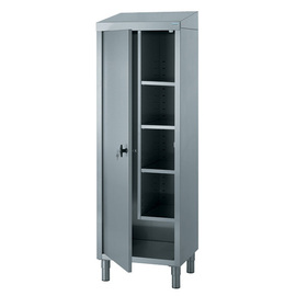 Putzmittelschrank mit Trennwand | 1 Flügeltür | 600 mm x 500 mm H 1890 mm Produktbild