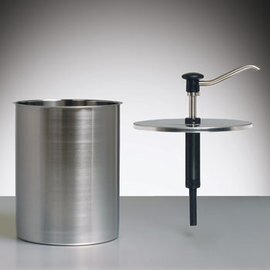 Dosierspender 10 ltr  | Bedienung per Druckknopf  Ø 235 mm  H 410 mm Produktbild