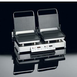 Kontaktgrill GTT-20.20 doppelt | 400 Volt | Aluguss • gerillt • gerillt Produktbild