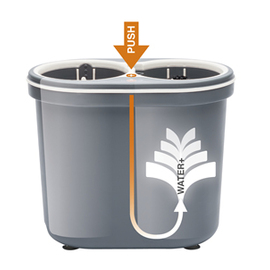 Gläserspüler NU® water+ grau Produktbild 2 S