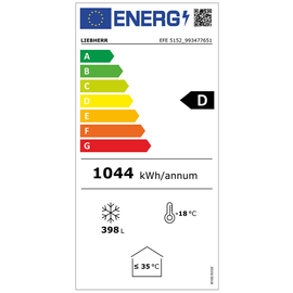 Verkaufstruhe EFE 5152 weiß 1044 kWh/Jahr Produktbild 1 S