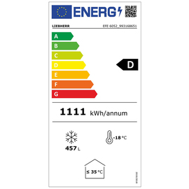 Verkaufstruhe EFE 6052 weiß 593 ltr  1111 kWh/Jahr Produktbild 1 L