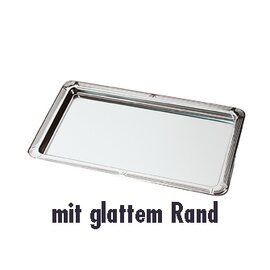 Tablett GN 1/1 Edelstahl schmal glänzend  L 530 mm  B 325 mm  H 10 mm Produktbild