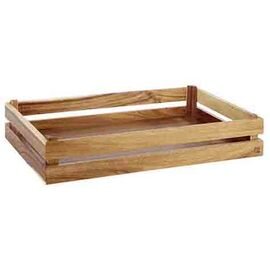 Wendebox GN 1/1 SUPERBOX Holz hellbraun  L 555 mm  B 350 mm  H 105 mm Produktbild