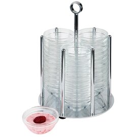 Schälchenspender MINI DYNAMIC mit 36 Glasschalen Geschirr-Ø 60 mm Anzahl Geschirrstapel 3 Produktbild