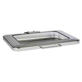 Chafing Dish GN 1/1 PREMIUM Scharnierdeckel Sichtfenster 9 ltr  L 660 mm  H 330 mm Produktbild 1 S