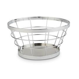 Korb | Ständer BASKET edelstahlfarben Ø 210 mm H 110 mm Produktbild