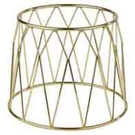 Buffetständer DIAMOND Metall goldfarben | 1 Ablagefläche  H 195 mm Produktbild