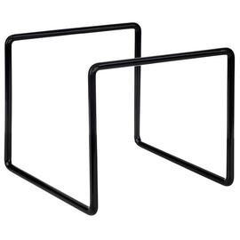 Buffetständer schwarz mit Antirutschbeschichtung | 165 mm x 165 mm H 145 mm Produktbild