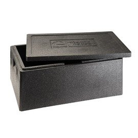 Restposten | Thermo-Box schwarz 38 ltr  | 595 mm  x 390 mm  H 280 mm Produktbild