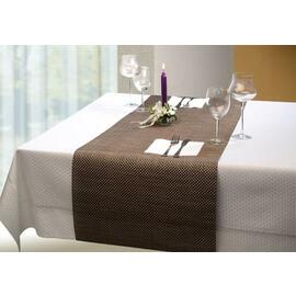 Tischläufer PVC SCHMALBAND Mehrweg beige 1500 mm 450 mm Produktbild