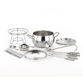 Fondue-Set | Feuerzangenbowle TWO IN ONE 13-teilig 2,2 ltr Ø 220 mm H 230 mm Produktbild