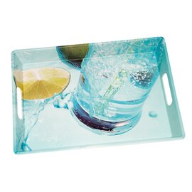 Serviertablett "Wasser", 50,5 x 37,5 cm, Höhe 5 cm Produktbild
