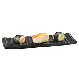 Tablett FUSION Kunststoff schwarz matt glänzend  L 235 mm  B 75 mm  H 20 mm Produktbild