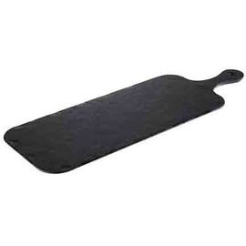 Tablett SLATE ROCK Kunststoff schwarz  L 480 mm mit Griffen  B 200 mm  H 15 mm Produktbild