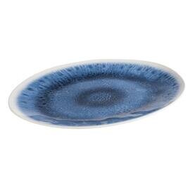 Tablett BLUE OCEAN Melamin blau oval | 480 mm  x 355 mm Produktbild