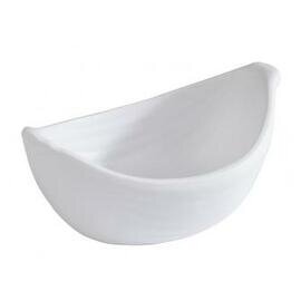 Schale MINI LEAF 60 ml Melamin weiß 105 mm  x 65 mm  H 45 mm Produktbild