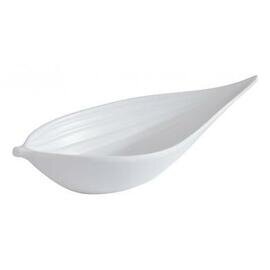 Schale MINI LEAF 50 ml Melamin weiß 145 mm  x 60 mm  H 30 mm Produktbild