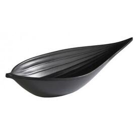 Schale MINI LEAF 50 ml Melamin schwarz 145 mm  x 60 mm  H 30 mm Produktbild