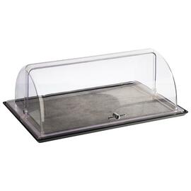 RESTPOSTEN | GN Tablett GN 1/1 schwarz | grau 560 mm x 355 mm H 15 mm Produktbild 1 S